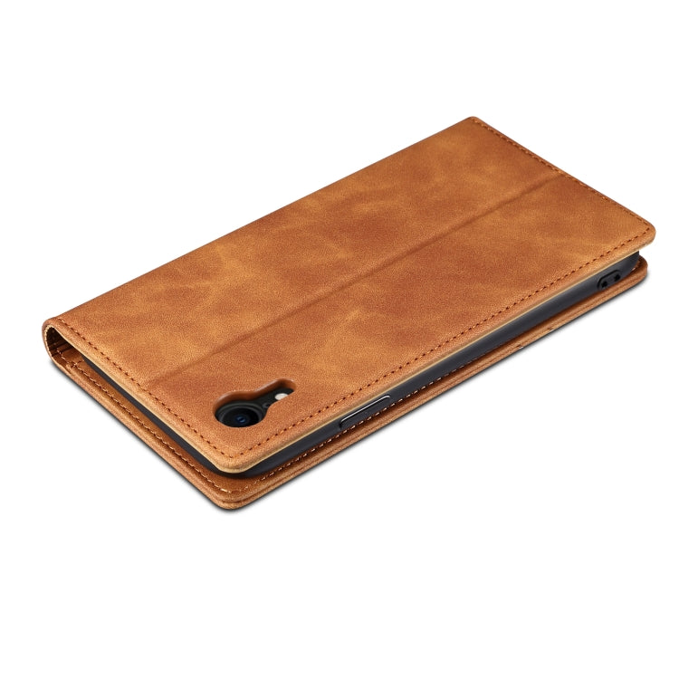 For iPhone XR GUSSIM GS-001 Business Style Horizontal Flip Skin Feel PU Leather Case with Holder & Card Slots & Wallet & Photo Frame(Black) - HoMEdemic™ 