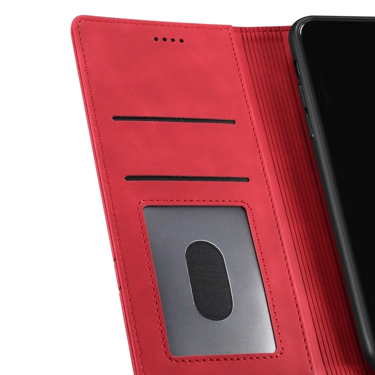 For iPhone 11 Pro Max GUSSIM GS-001 Business Style Horizontal Flip Skin Feel PU Leather Case with Holder & Card Slots & Wallet & Photo Frame (Red) - HoMEdemic™ 