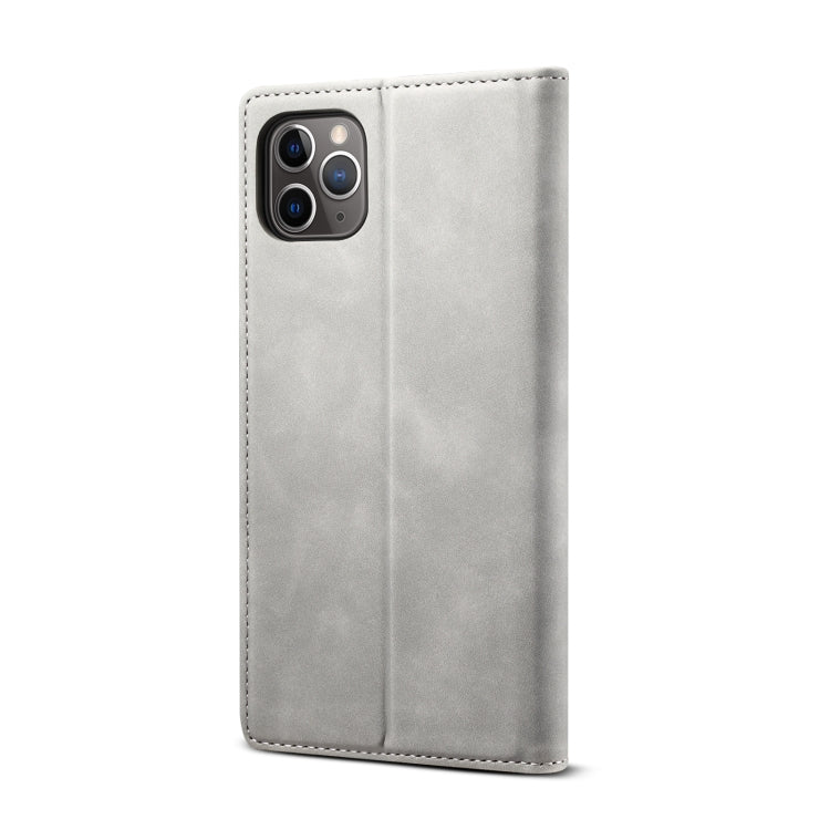 For iPhone 11 Pro Max GUSSIM GS-001 Business Style Horizontal Flip Skin Feel PU Leather Case with Holder & Card Slots & Wallet & Photo Frame (Gray) - HoMEdemic™ 