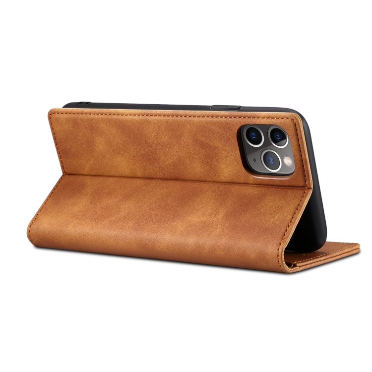For iPhone 11 Pro Max GUSSIM GS-001 Business Style Horizontal Flip Skin Feel PU Leather Case with Holder & Card Slots & Wallet & Photo Frame (Gray) - HoMEdemic™ 