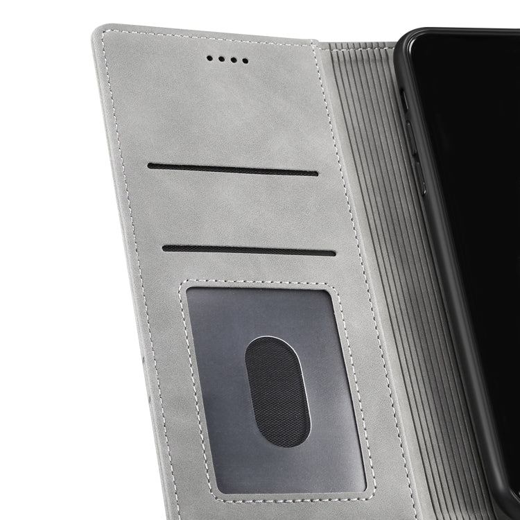 For iPhone 11 Pro Max GUSSIM GS-001 Business Style Horizontal Flip Skin Feel PU Leather Case with Holder & Card Slots & Wallet & Photo Frame (Gray) - HoMEdemic™ 