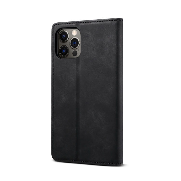 For iPhone 12 mini GUSSIM GS-001 Business Style Horizontal Flip Skin Feel PU Leather Case with Holder & Card Slots & Wallet & Photo Frame (Black) - HoMEdemic™ 