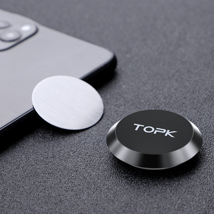 TOPK D21 Car Mobile Phone Holder Magnetic Universal In-car Phone Holder Stand(Black) - HoMEdemic™ 