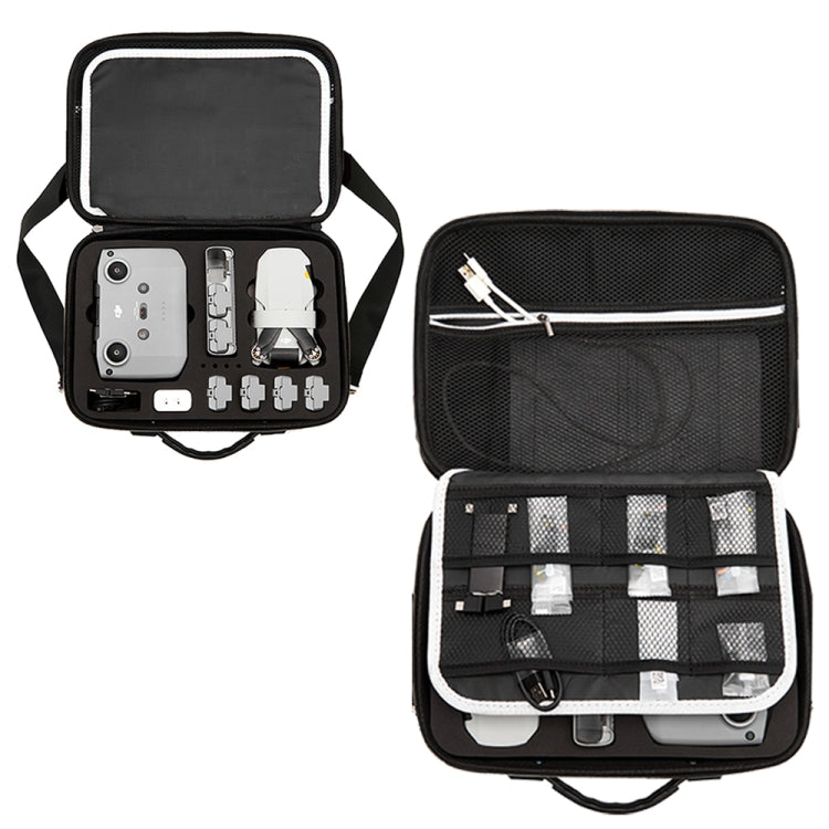 Multi-function PU Shoulder Storage Bag Suitcase with Baffle For DJI Mavic Mini 2(Black Liner) - HoMEdemic™ 