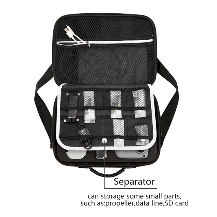 Multi-function PU Shoulder Storage Bag Suitcase with Baffle For DJI Mavic Mini 2(Black Liner) - HoMEdemic™ 