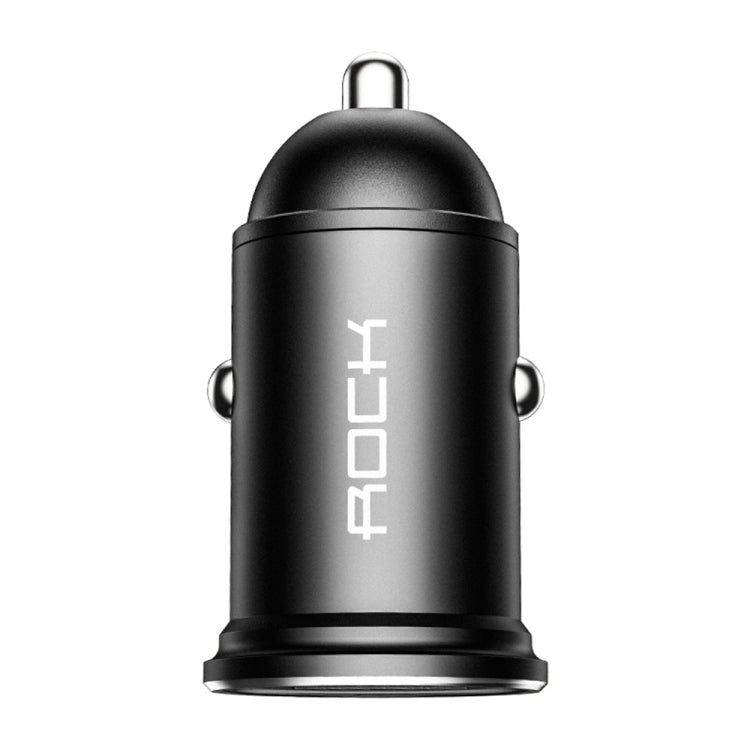 ROCK H11 4.8A 24W Mini Dual USB Car Charger(Black) - HoMEdemic™ 
