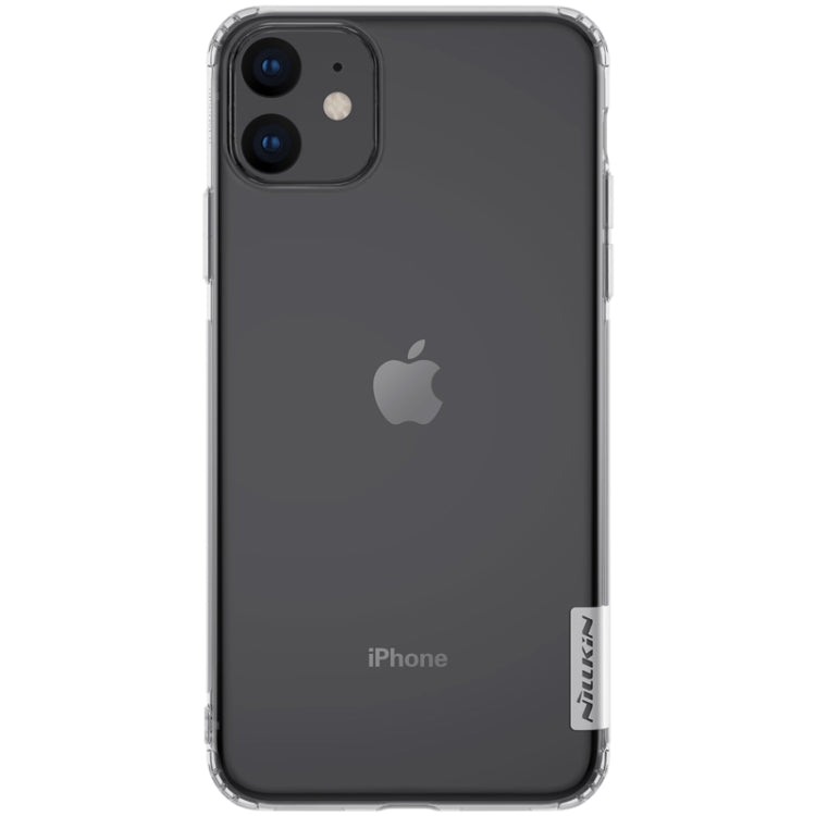 For iPhone 11 NILLKIN Nature TPU Transparent Soft Protective Case(White) - HoMEdemic™ 