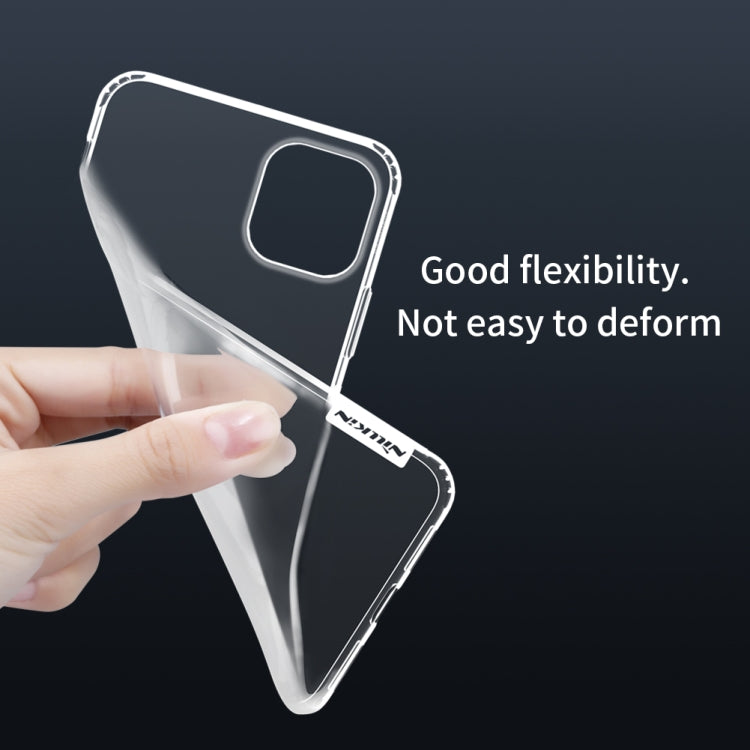For iPhone 11 NILLKIN Nature TPU Transparent Soft Protective Case(White) - HoMEdemic™ 