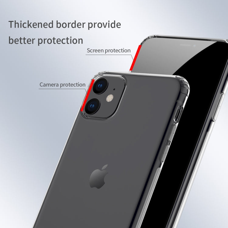 For iPhone 11 NILLKIN Nature TPU Transparent Soft Protective Case(White) - HoMEdemic™ 