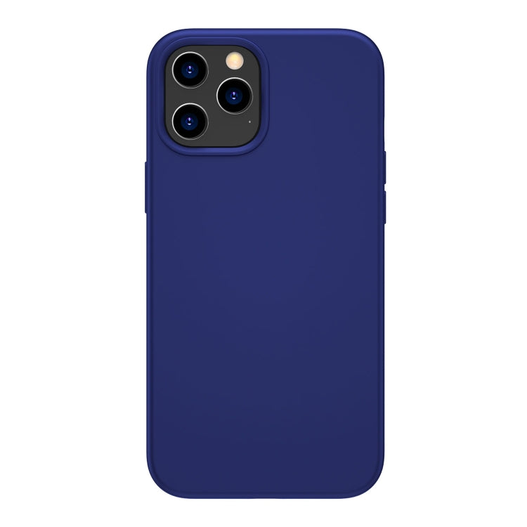 For iPhone 12 / 12 Pro WK WPC-005 iDeal Series Magnetic Liquid Silicone Full Coverage Shockproof Magsafe Case with Magsafe Charging Magnet(Blue) - HoMEdemic™ 