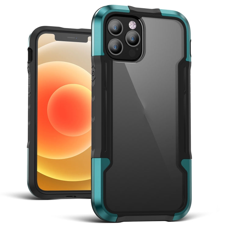 For iPhone 12 iPAKY Thunder Series Aluminum alloy Shockproof Protective Case(Green) - HoMEdemic™ 