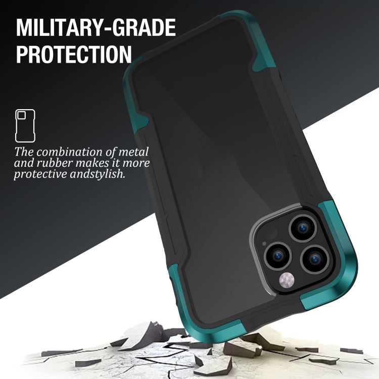 For iPhone 12 iPAKY Thunder Series Aluminum alloy Shockproof Protective Case(Green) - HoMEdemic™ 