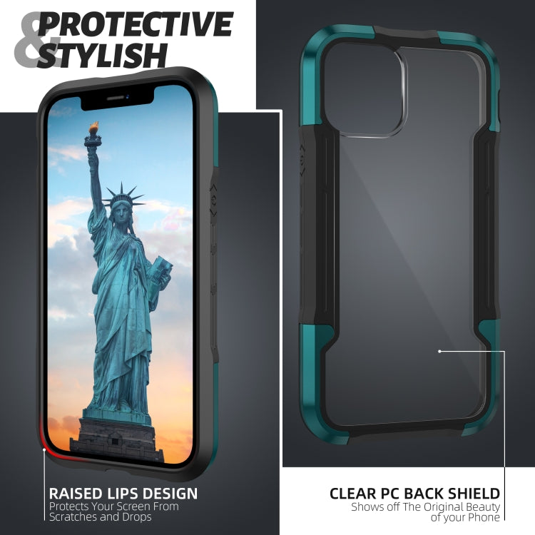 For iPhone 12 iPAKY Thunder Series Aluminum alloy Shockproof Protective Case(Green) - HoMEdemic™ 