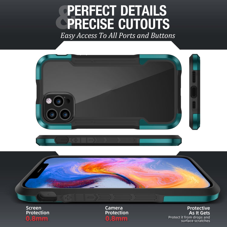 For iPhone 12 iPAKY Thunder Series Aluminum alloy Shockproof Protective Case(Green) - HoMEdemic™ 