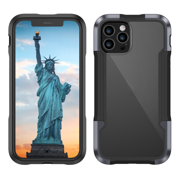 For iPhone 12 iPAKY Thunder Series Aluminum alloy Shockproof Protective Case(Grey Black) - HoMEdemic™ 