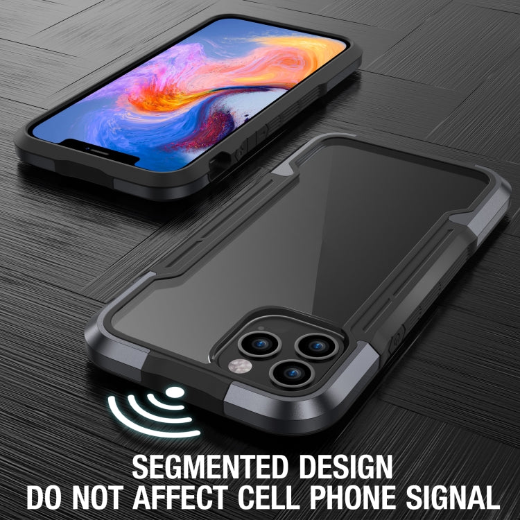 For iPhone 12 iPAKY Thunder Series Aluminum alloy Shockproof Protective Case(Grey Black) - HoMEdemic™ 