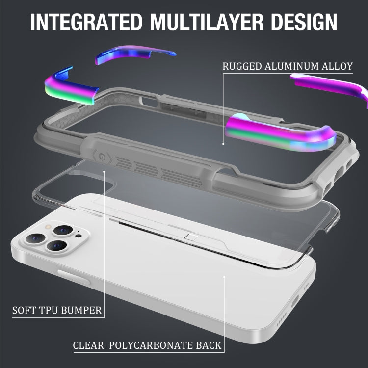 For iPhone 12 Pro iPAKY Thunder Series Aluminum alloy Shockproof Protective Case(Rainbow) - HoMEdemic™ 