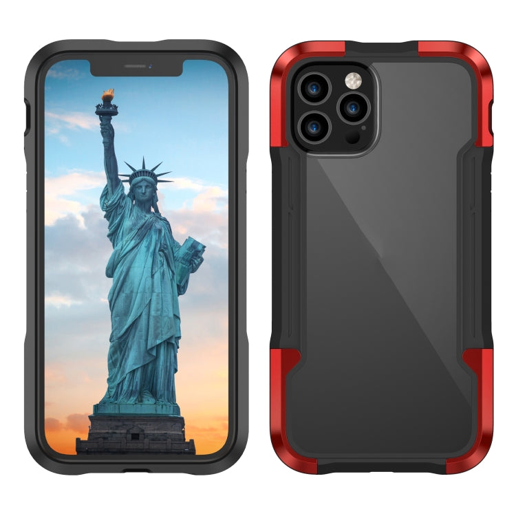 For iPhone 12 mini iPAKY Thunder Series Aluminum alloy Shockproof Protective Case (Red) - HoMEdemic™ 
