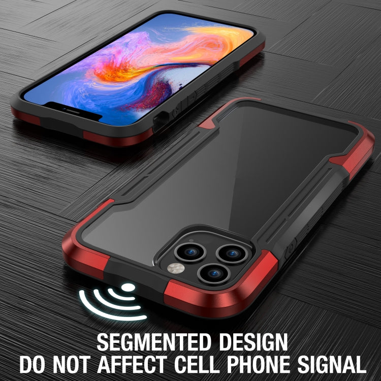 For iPhone 12 mini iPAKY Thunder Series Aluminum alloy Shockproof Protective Case (Red) - HoMEdemic™ 
