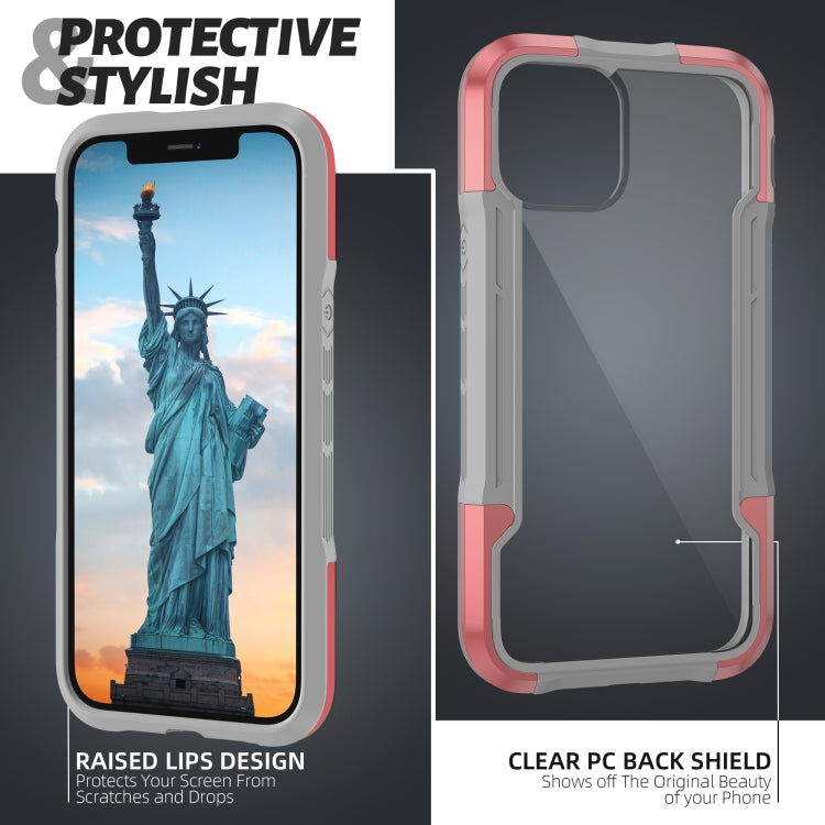For iPhone 12 mini iPAKY Thunder Series Aluminum alloy Shockproof Protective Case (Rose gold) - HoMEdemic™ 
