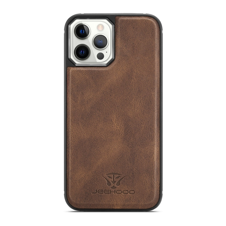 For iPhone 12 mini JEEHOOD Retro Magnetic Detachable Protective Case with Wallet & Card Slot & Holder (Brown) - HoMEdemic™ 