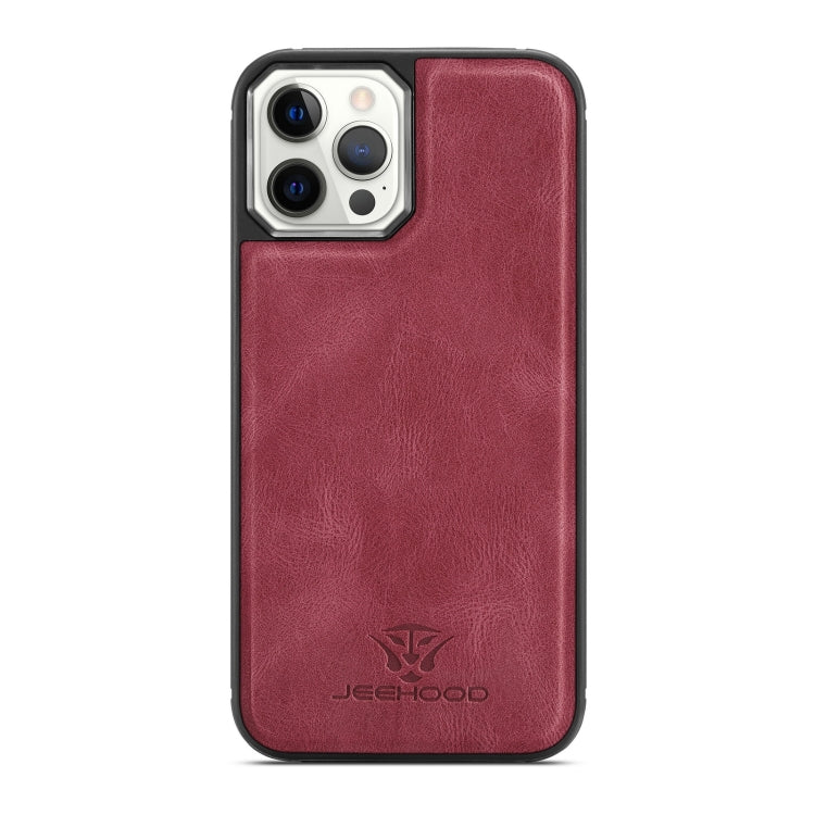For iPhone 12 mini JEEHOOD Retro Magnetic Detachable Protective Case with Wallet & Card Slot & Holder (Red) - HoMEdemic™ 