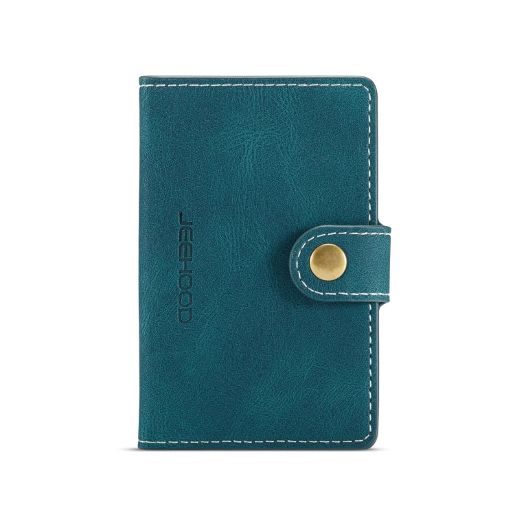 For iPhone 12 mini JEEHOOD Retro Magnetic Detachable Protective Case with Wallet & Card Slot & Holder (Blue) - HoMEdemic™ 