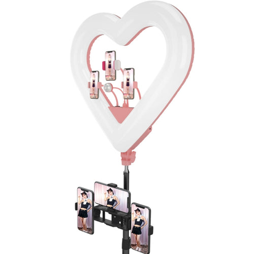 RK51 51cm Heart Shape Live Broadcast Beauty Ring Selfie Fill Light - HoMEdemic™ 