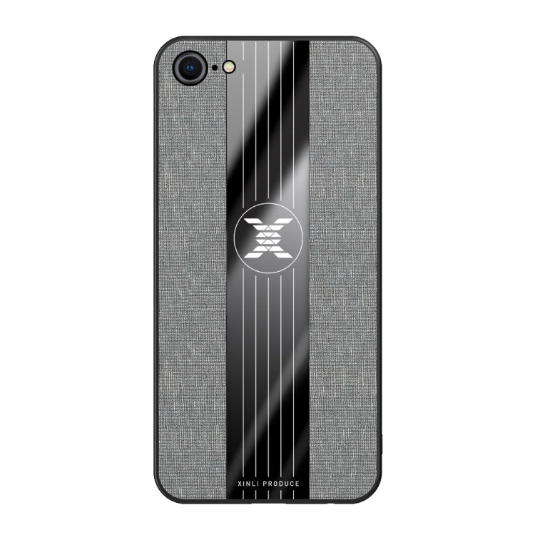For iPhone SE 2022 / SE 2020 /  8 / 7 XINLI Stitching Cloth Texture Shockproof TPU Protective Case(Gray) - HoMEdemic™ 