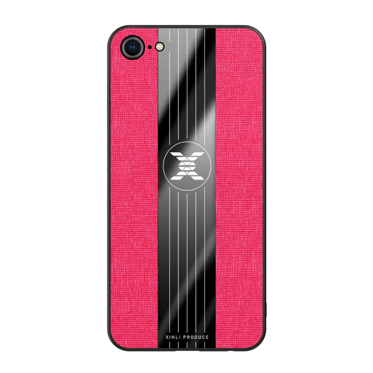 For iPhone SE 2022 / SE 2020 /  8 / 7 XINLI Stitching Cloth Texture Shockproof TPU Protective Case(Red) - HoMEdemic™ 