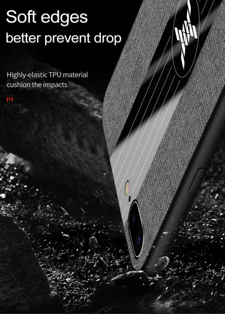 For iPhone 8 Plus & 7 Plus XINLI Stitching Cloth Texture Shockproof TPU Protective Case(Gray) - HoMEdemic™ 