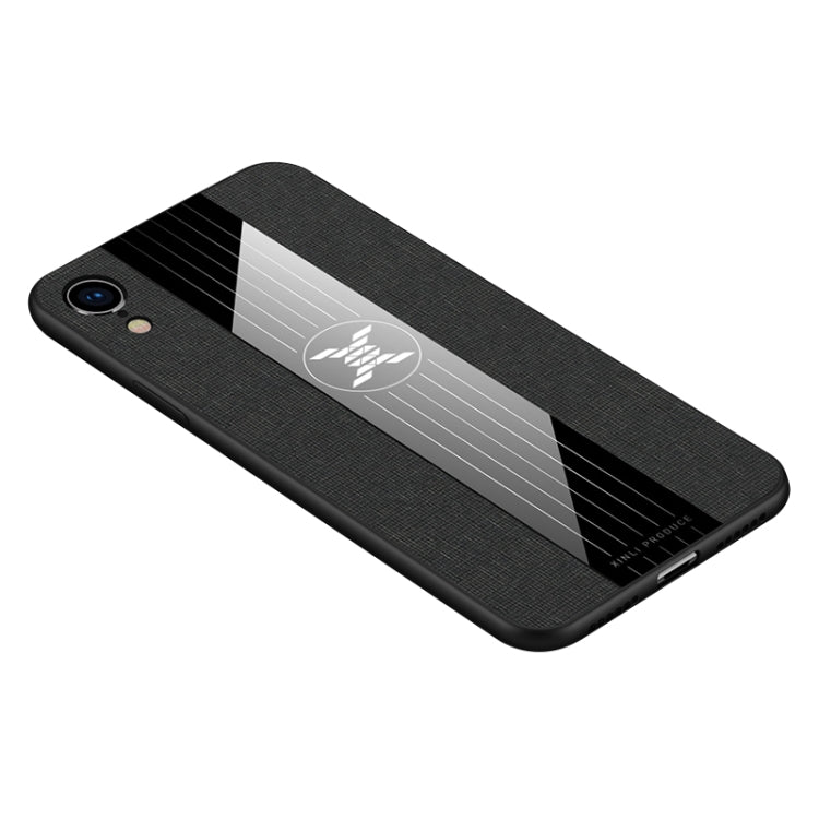 For iPhone XR XINLI Stitching Cloth Texture Shockproof TPU Protective Case(Black) - HoMEdemic™ 
