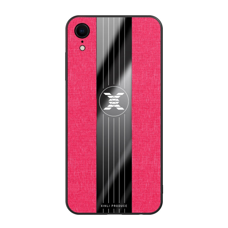 For iPhone XR XINLI Stitching Cloth Texture Shockproof TPU Protective Case(Red) - HoMEdemic™ 
