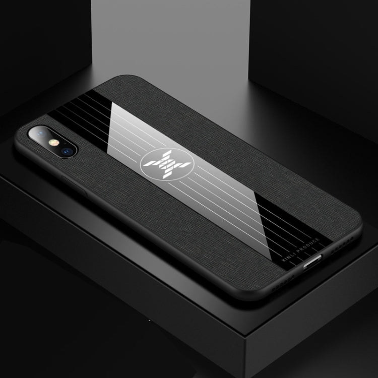 For iPhone X / XS XINLI Stitching Cloth Texture Shockproof TPU Protective Case(Black) - HoMEdemic™ 