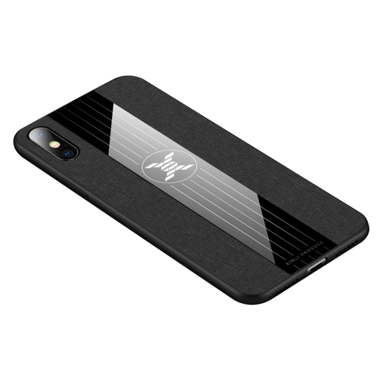 For iPhone X / XS XINLI Stitching Cloth Texture Shockproof TPU Protective Case(Black) - HoMEdemic™ 
