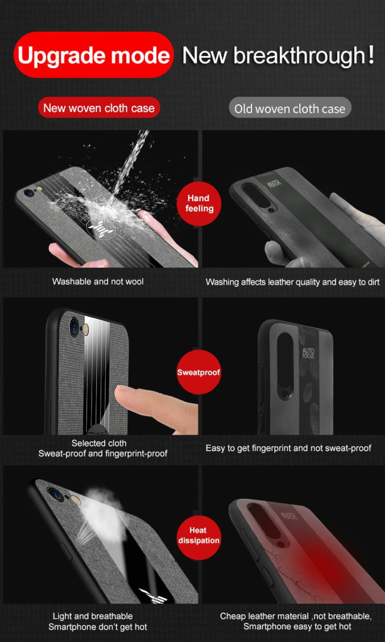 For iPhone 6 & 6s XINLI Stitching Cloth Texture Shockproof TPU Protective Case(Gray) - HoMEdemic™ 