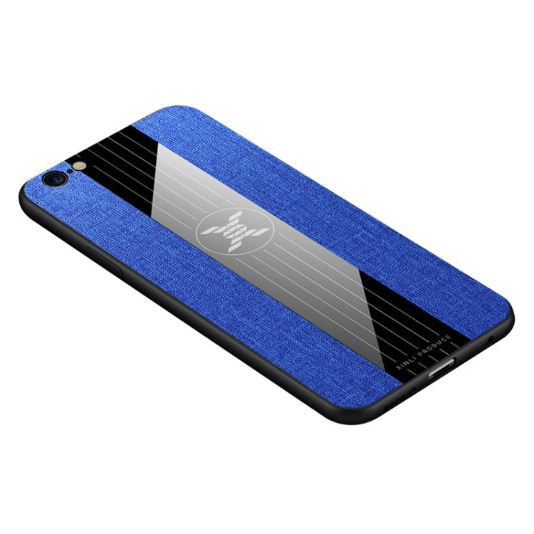 For iPhone 6 & 6s XINLI Stitching Cloth Texture Shockproof TPU Protective Case(Blue) - HoMEdemic™ 