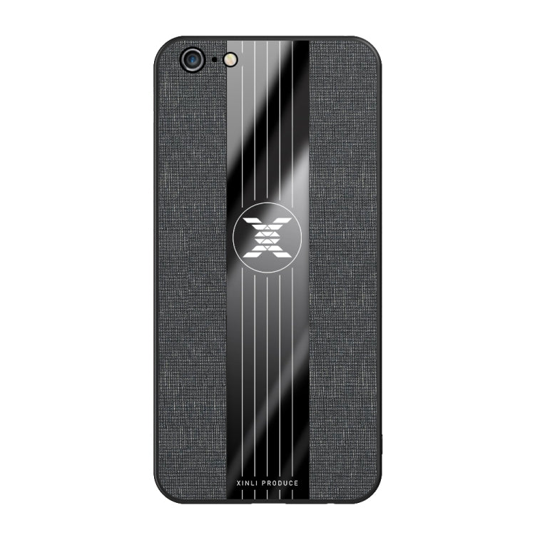 For iPhone 6 Plus & 6s Plus XINLI Stitching Cloth Texture Shockproof TPU Protective Case(Black) - HoMEdemic™ 