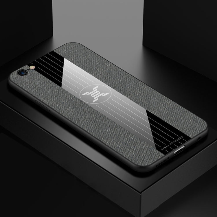 For iPhone 6 Plus & 6s Plus XINLI Stitching Cloth Texture Shockproof TPU Protective Case(Gray) - HoMEdemic™ 