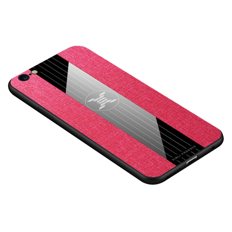 For iPhone 6 Plus & 6s Plus XINLI Stitching Cloth Texture Shockproof TPU Protective Case(Red) - HoMEdemic™ 