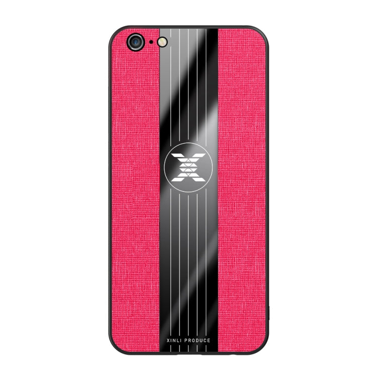 For iPhone 6 Plus & 6s Plus XINLI Stitching Cloth Texture Shockproof TPU Protective Case(Red) - HoMEdemic™ 
