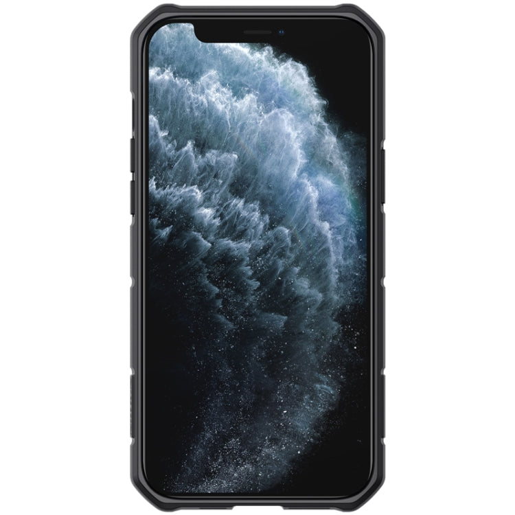 For iPhone 12 Pro Max NILLKIN Shockproof CamShield Armor Protective Case with Invisible Ring Holder(Blue) - HoMEdemic™ 