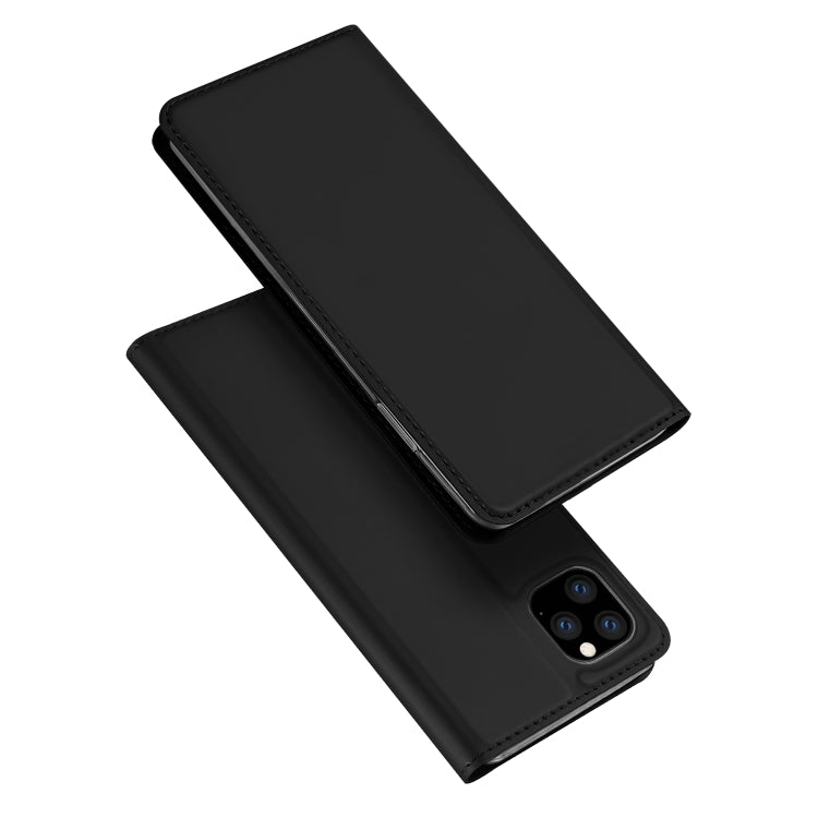 For iPhone 11 DUX DUCIS Skin Pro Series Shockproof Horizontal Flip Leather Case with Holder & Card Slots(Black) - HoMEdemic™ 