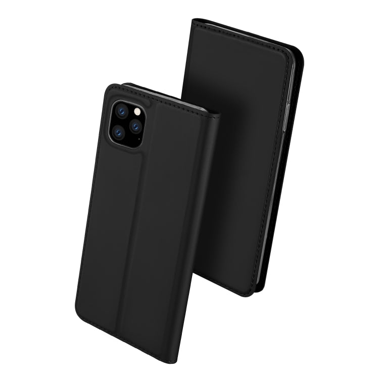 For iPhone 11 DUX DUCIS Skin Pro Series Shockproof Horizontal Flip Leather Case with Holder & Card Slots(Black) - HoMEdemic™ 