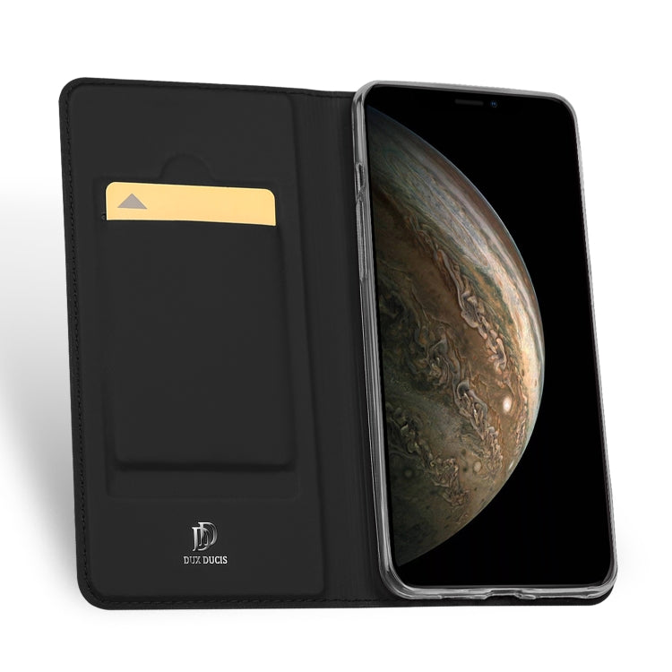 For iPhone 11 DUX DUCIS Skin Pro Series Shockproof Horizontal Flip Leather Case with Holder & Card Slots(Black) - HoMEdemic™ 