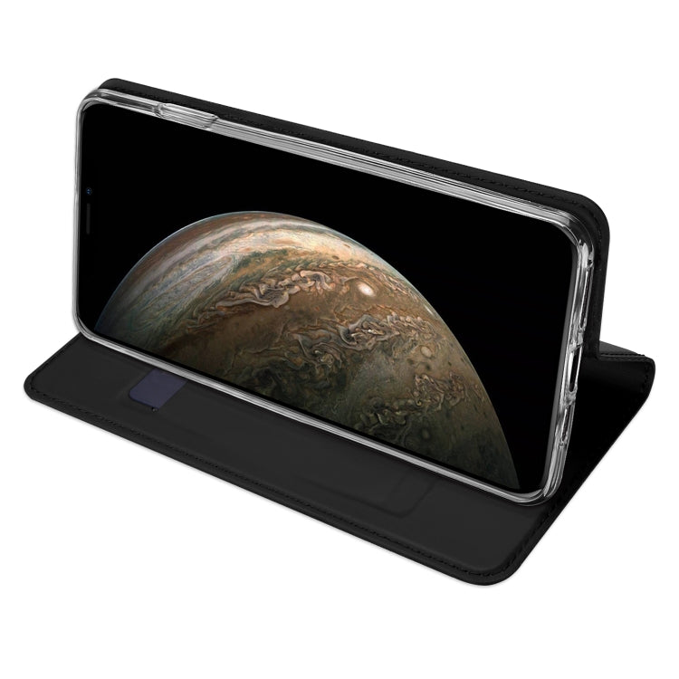 For iPhone 11 DUX DUCIS Skin Pro Series Shockproof Horizontal Flip Leather Case with Holder & Card Slots(Black) - HoMEdemic™ 