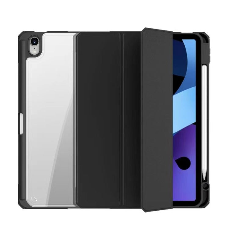 Mutural Pinyue Series PC + TPU Horizontal Flip Leather Case with Holder & Pen Slot & Sleep / Wake-up Function For iPad Air 2022 / 2020 10.9(Black) - HoMEdemic™ 
