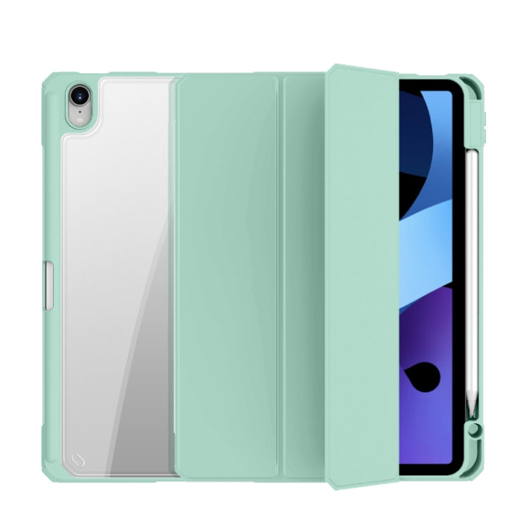 Mutural Pinyue Series PC + TPU Horizontal Flip Leather Case with Holder & Pen Slot & Sleep / Wake-up Function For iPad Air 2022 / 2020 10.9(Mint Green) - HoMEdemic™ 