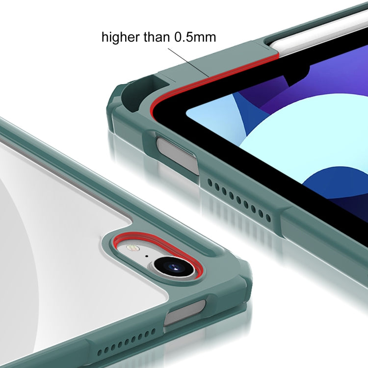 Mutural Pinyue Series PC + TPU Horizontal Flip Leather Case with Holder & Pen Slot & Sleep / Wake-up Function For iPad Air 2022 / 2020 10.9(Blue) - HoMEdemic™ 