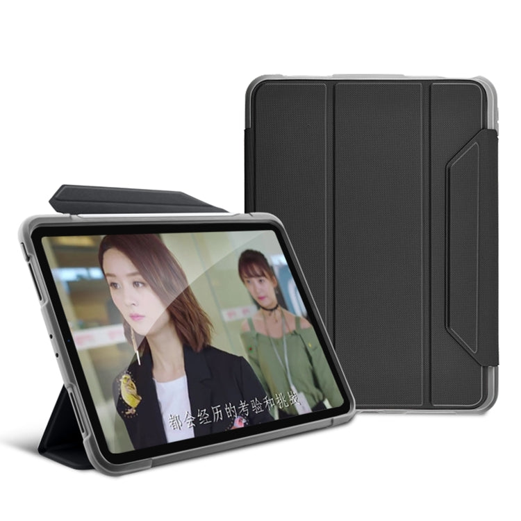 Mutural Yagao Series PC Horizontal Flip Leather Case with Holder & Pen Slot For iPad Air 2022 / 2020 10.9(Blue) - HoMEdemic™ 